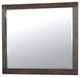 Benzara BM123890 Rexburg Transitional Style Mirror, Dark Gray