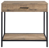 Quinton 30" Foyer Table, Salvage Oak