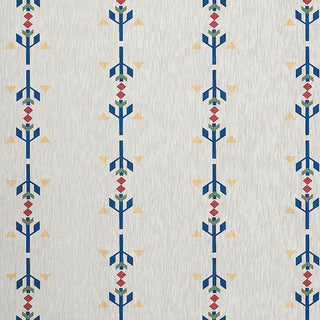 Jodhpur Stripe Spring Chenille Rug, Dark Cobalt Blue, 5'x7'