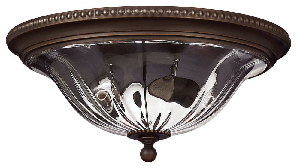 Hinkley Cambridge Foyer Medium Flush Mount, Olde Bronze