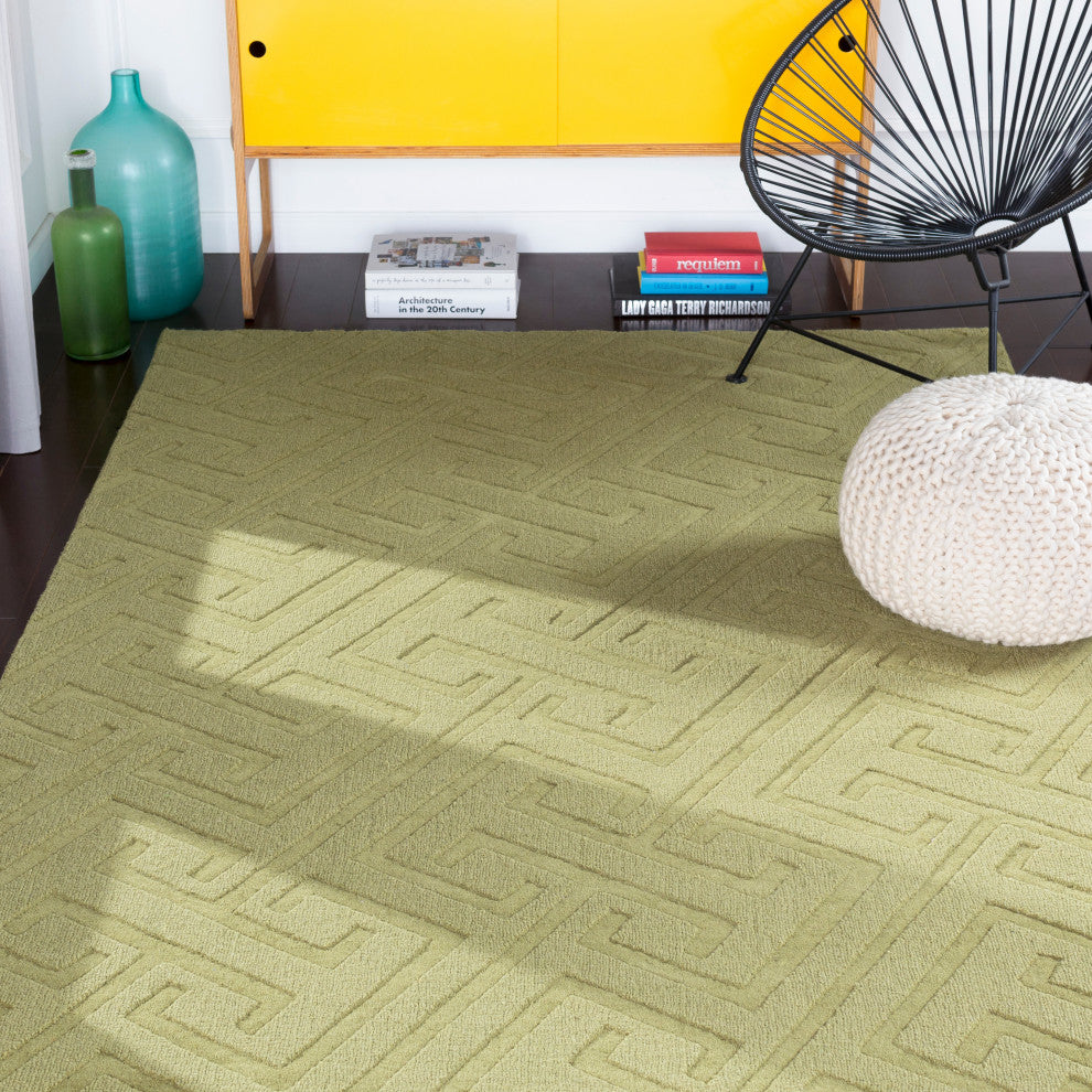 Surya Mystique M-5454 3'3"x5'3" Rug, Olive