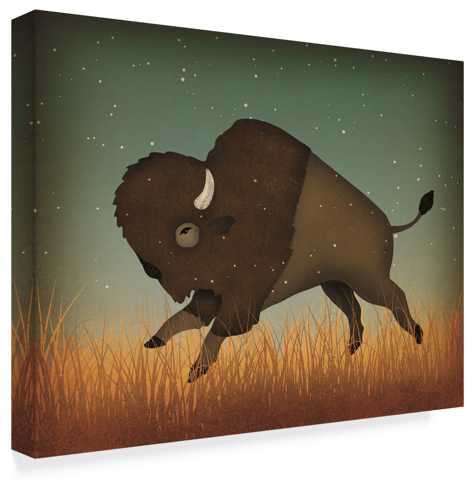 Ryan Fowler 'Buffalo Bison II' Canvas Art