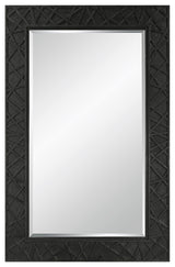 Uttermost 09803 Everest Satin Black Mirror