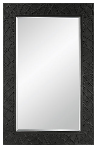 Uttermost 09803 Everest Satin Black Mirror