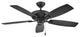 Hinkley Highland 52" Fan, Matte Black