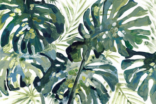 "Green Leaf III" Painting Print on Wrapped Canvas, 60"x40"