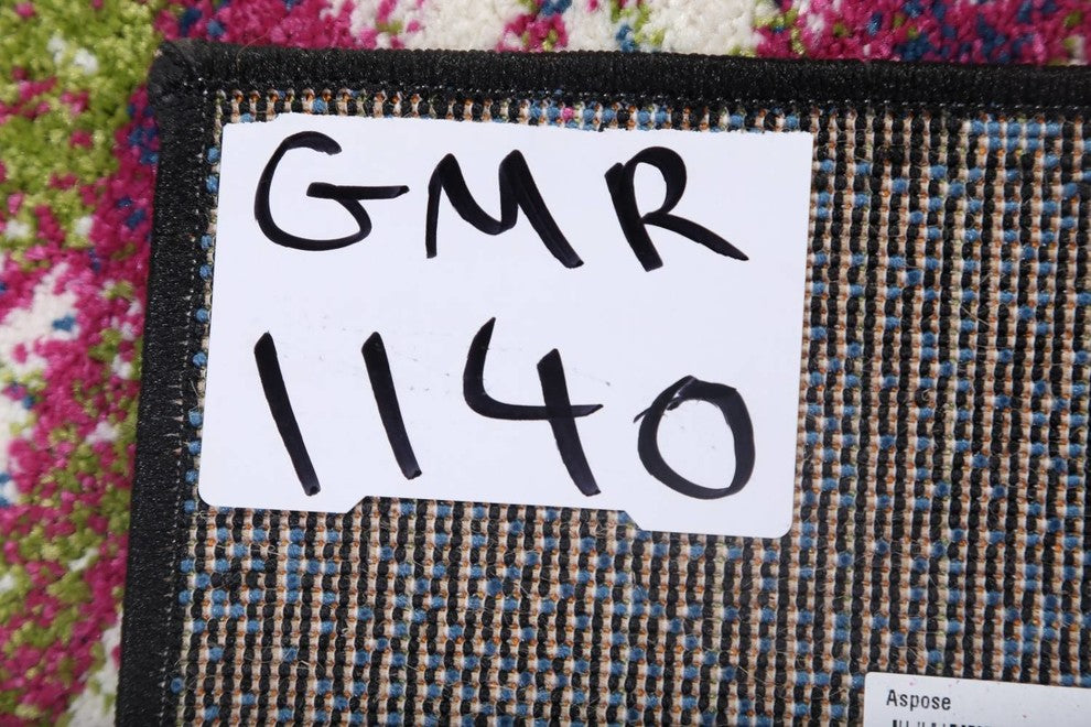 Agra Abstract Oriental Artistic Print Area Rug, Multi, 5x8'