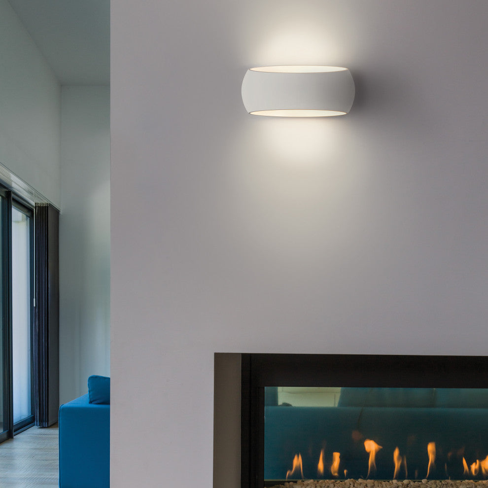 Astro Aria 370, Dimmable Indoor Wall Light Paintable Plaster