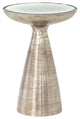 Four Hands Marlow Mod Pedestal Table, Brushed Nickel