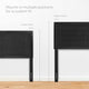 Platform Bed Frame, Queen Size, Wood, Black, Modern Mid-Century, Bedroom Master
