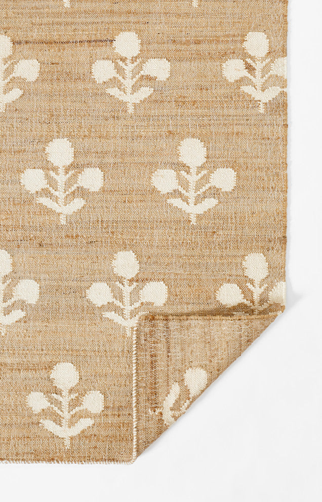 Erin Gates by Momeni Orchard Bloom Natural Hand Woven Wool Rug 10' X 14'
