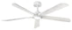 Hinkley Layton 58" Smart Fan, Matte White