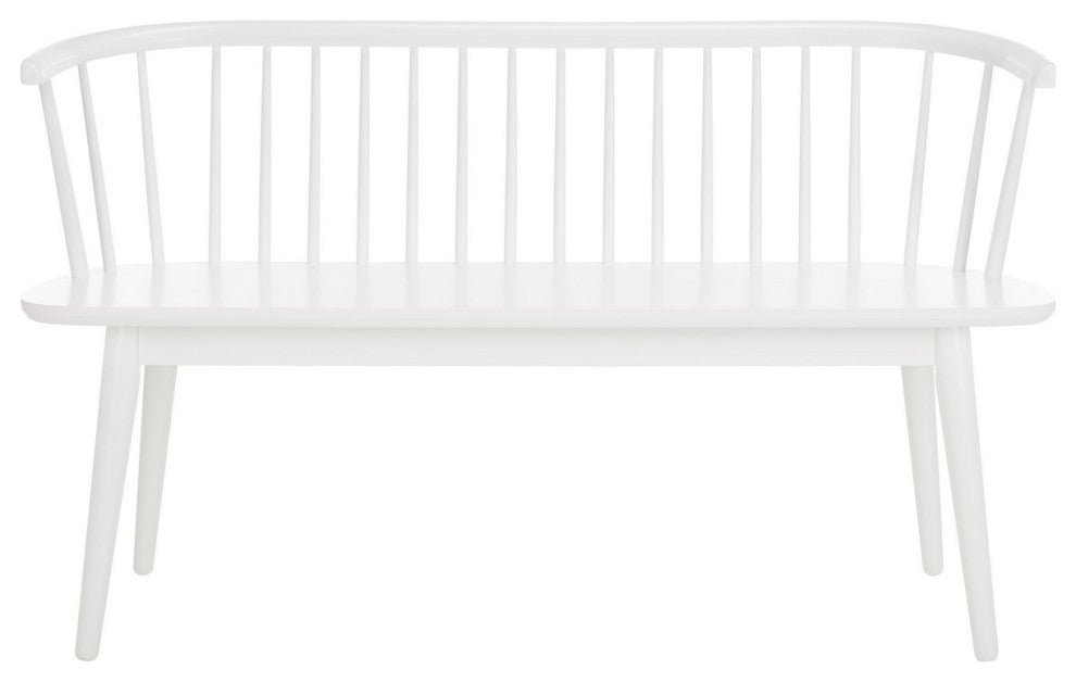 Safavieh Blanchard Spindle Bench, White