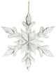 Wood Snowflake Ornament, 6-Piece Set