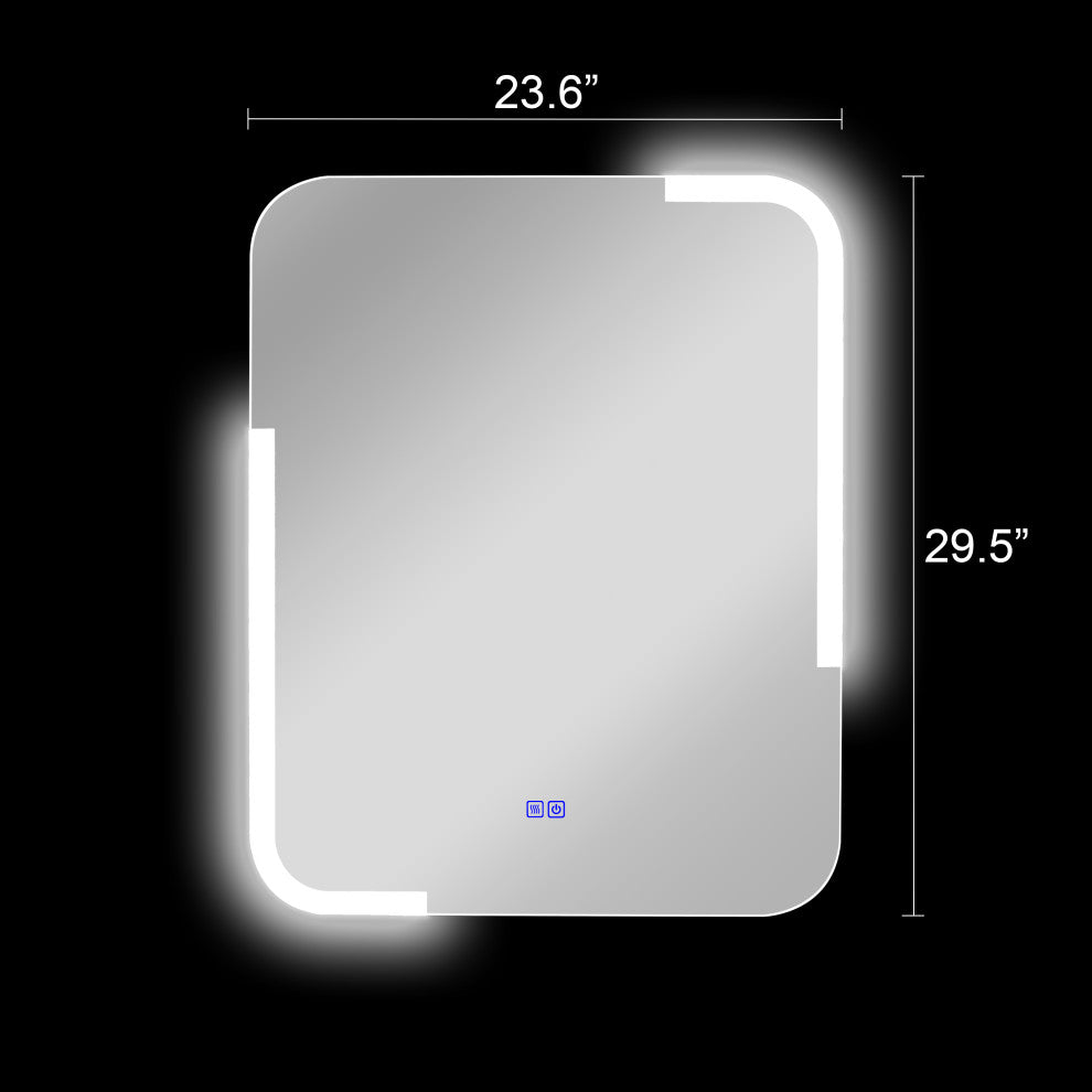 CHLOE Lighting LUMINOSITY Rectangular TouchScreen LED Mirror