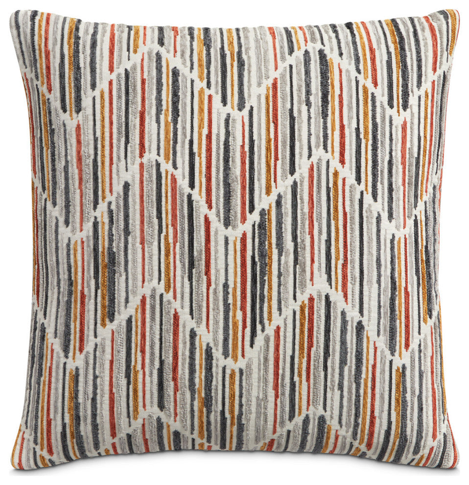 Sundance Augusta 19" Square Throw Pillow, Set of 2, Spice