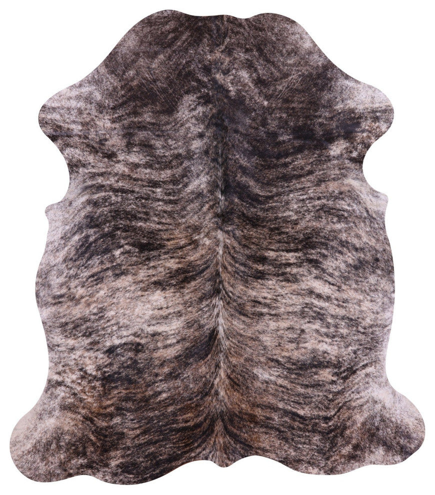Brindle Natural Cowhide Rug 7' 1" X 6' 4" C2328
