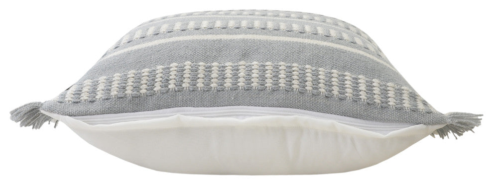 Dash Geometric Indoor Outdoor Throw Pillow, Blue/White