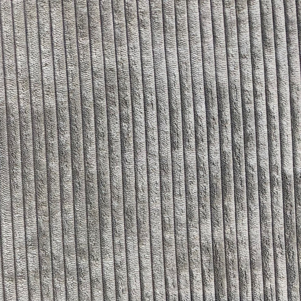 Fremont Gray and Silver Luxury Throw Pillow, 24"x24"