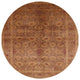 Ahgly Company Indoor Round Mid-Century Modern Area Rugs, 4' Round