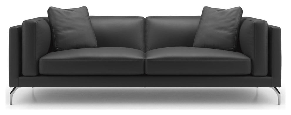 Reade Sofa, Graphite Leather