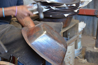 17" Corner Copper Sink