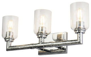 Rampart 3 Light Bath Vanity Light, Polished Chrome