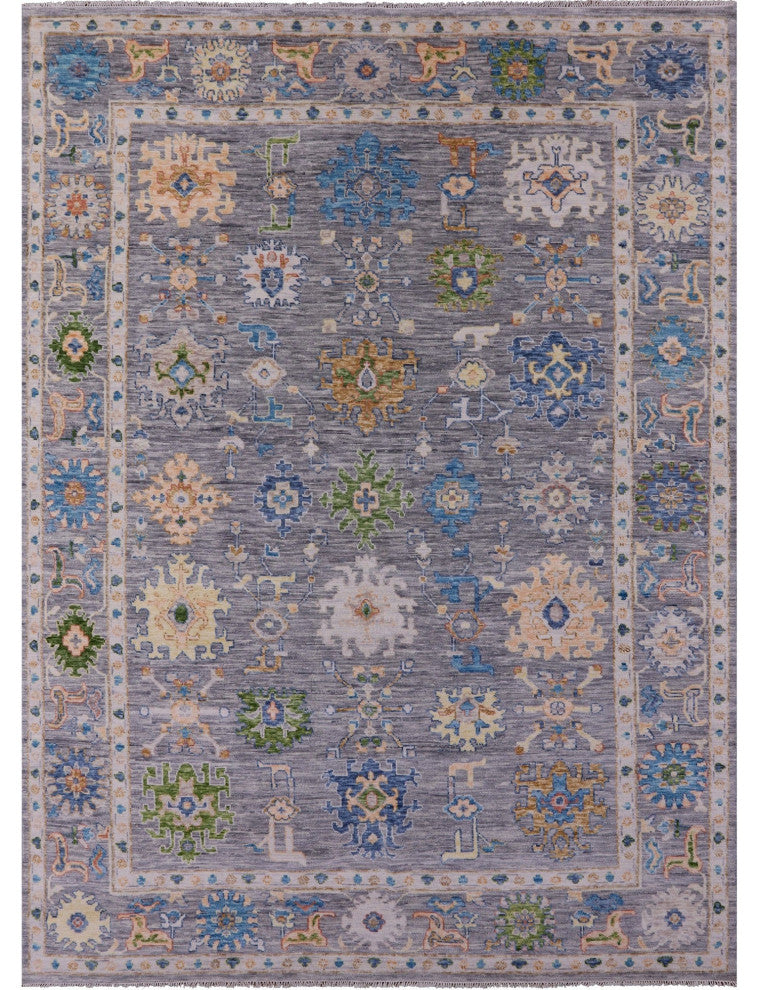 10' 1" X 14' 3" Turkish Oushak Hand-Knotted Rug - Q15665