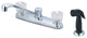 Elite Two Handle Kitchen Faucet, Polished Chrome
