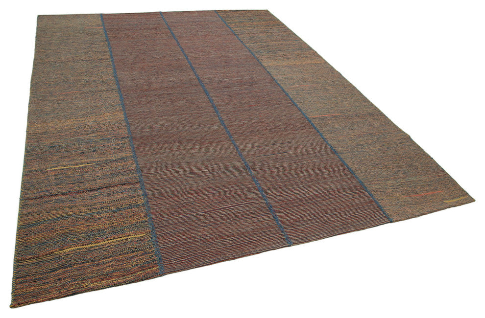 Rug N Carpet - Handmade Oriental 7' 3'' x 9' 7'' Decorative Wool Kilim Rug