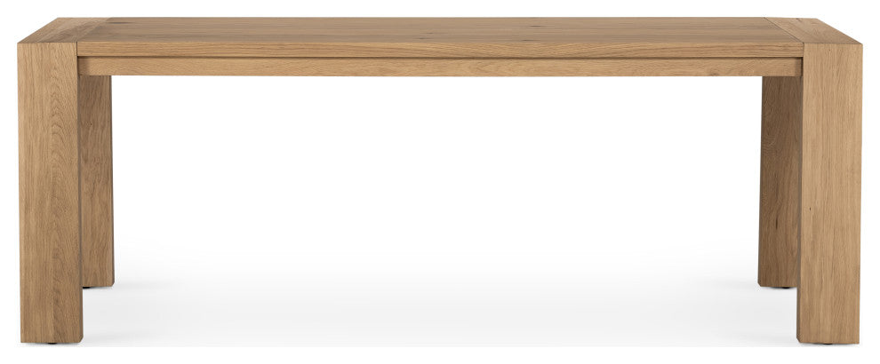 Capra Dining Table-Light Oak Resin