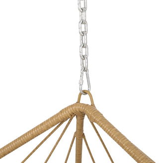 Mesena Outdoor/Indoor Wicker Hanging Chair with 8 Foot Chain (NO STAND)