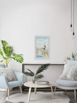 "Thinking of Summer" Framed Painting Print, 20"x30"