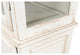 Antiqued White Rustic Bookcase