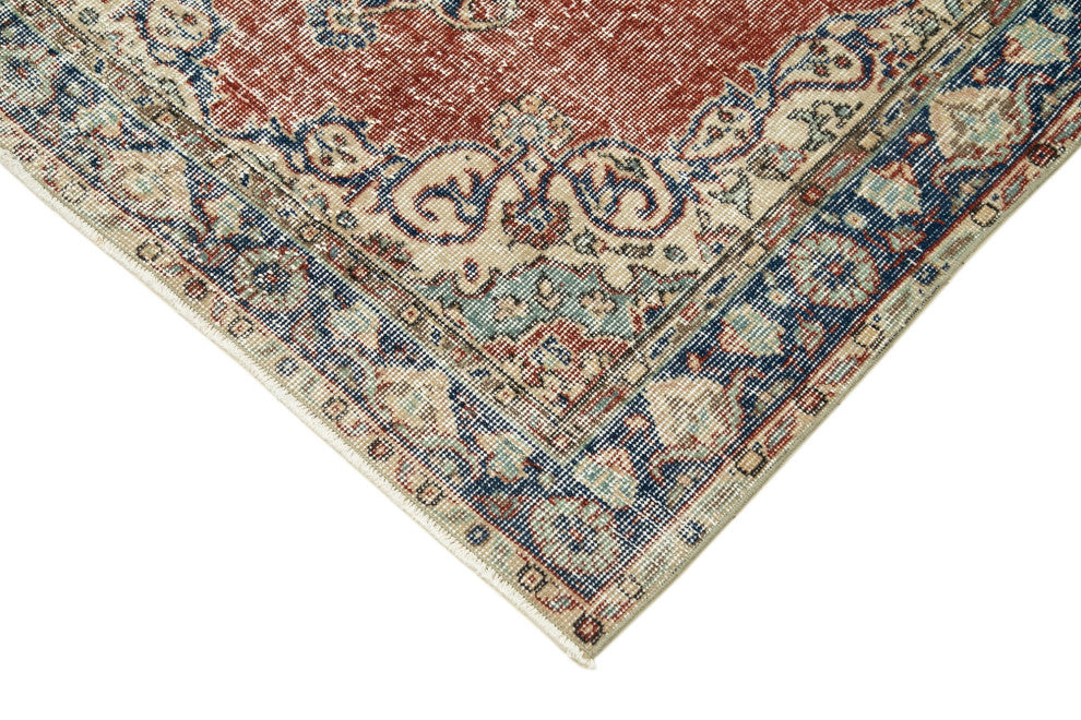 Rug N Carpet - Handmade Turkish 3' 10" x 6' 9" Unique Small Area Rug