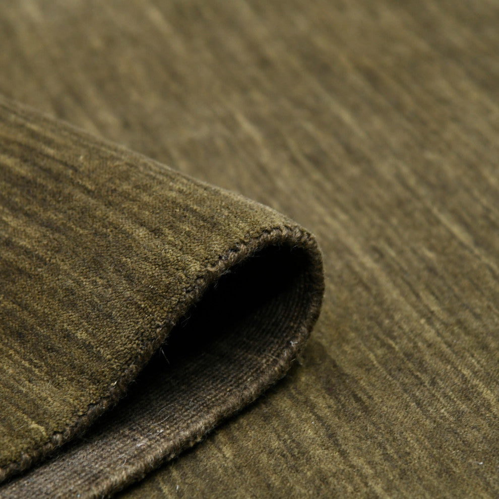 Arizona Rye Area Rug, Brown, 9' x 12', Solid