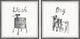Wash and Dry Diptych, 2-Piece Set, 18x18 Panels