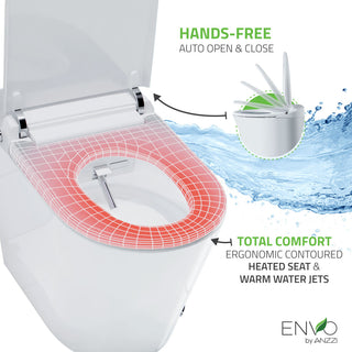 ENVO Echo Elongated Smart Toilet Bidet, White