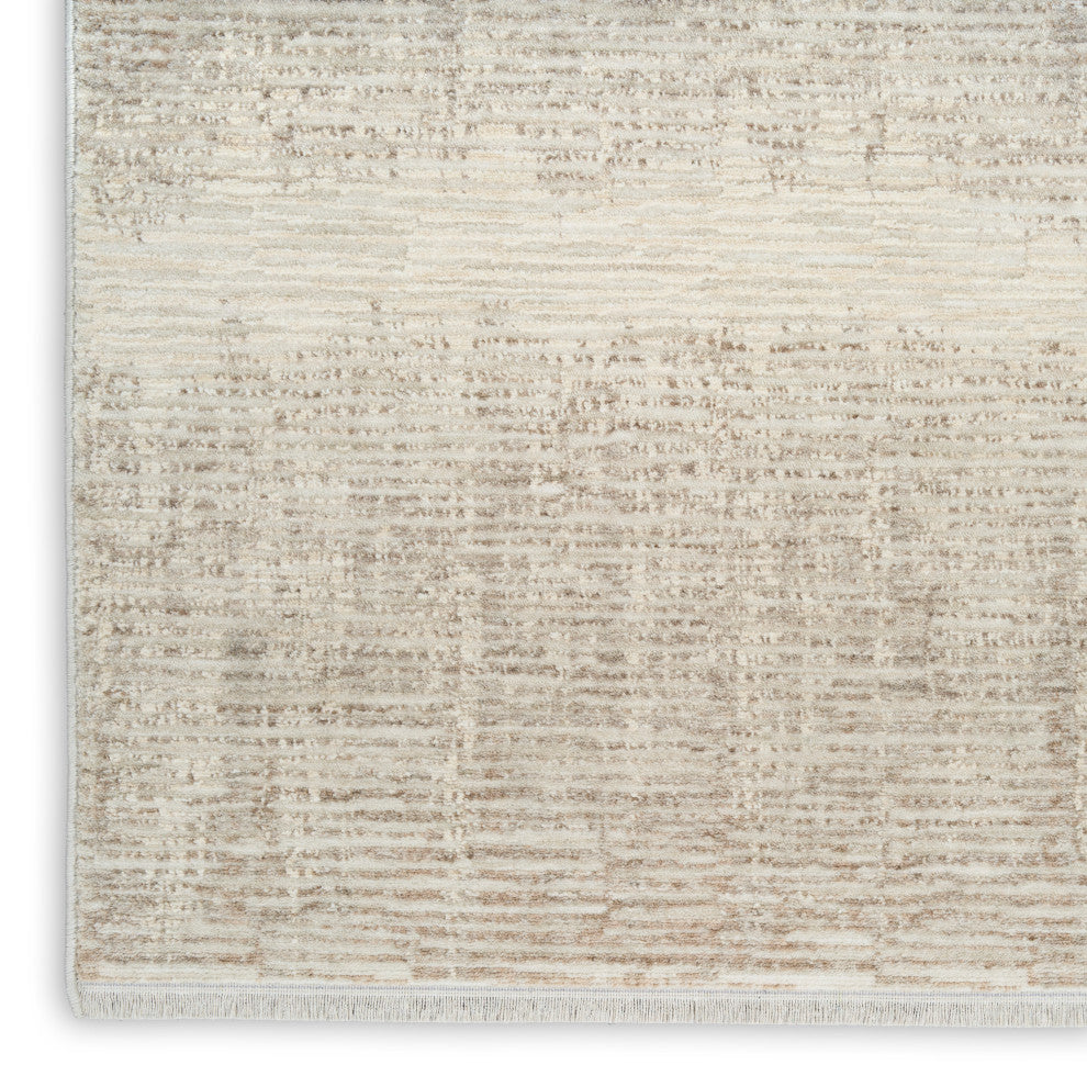 Calvin Klein CK079 Notes 5'3" x 7'3" Ivory Grey Modern Indoor Rug