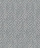 Textured Wallpaper, Overlapping Shapes, Gray Silver Gold, 1 Roll