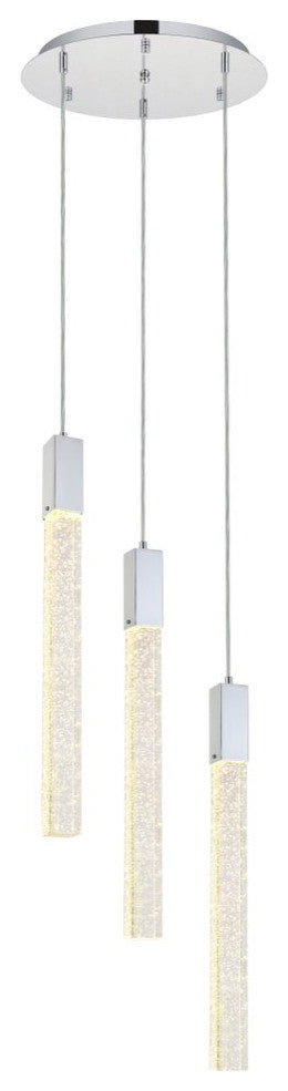 Wade 3-Light Pendant, Chrome