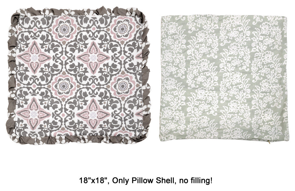 Royal Scroll 9-Piece Bedspread Set, Teal, Oversized King, 122"x106"