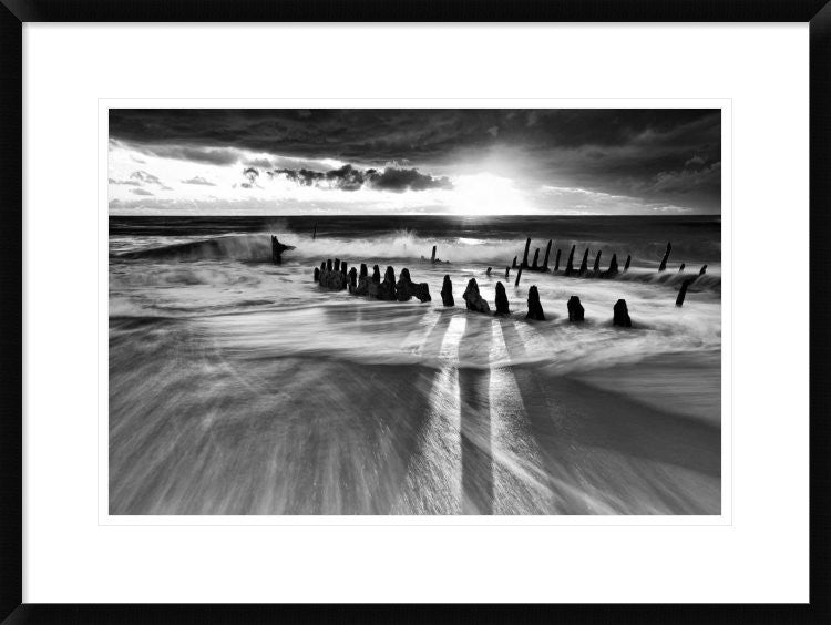 "Sunlight" Framed Digital Print by Mel Brackstone, 30x22"