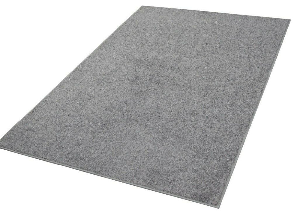 Furnish My Place Grey 3' x 5' Solid Color Rug Made In Usa