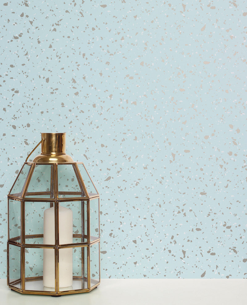 Arendal Light Blue Speckle Wallpaper Bolt