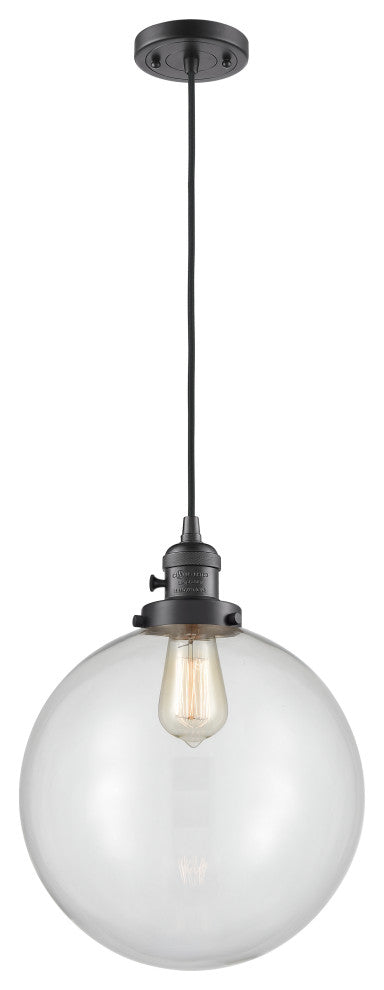 INNOVATIONS 201CSW-OB-G202-12-LED 1-Light Mini Pendant Oil Rubbed Bronze