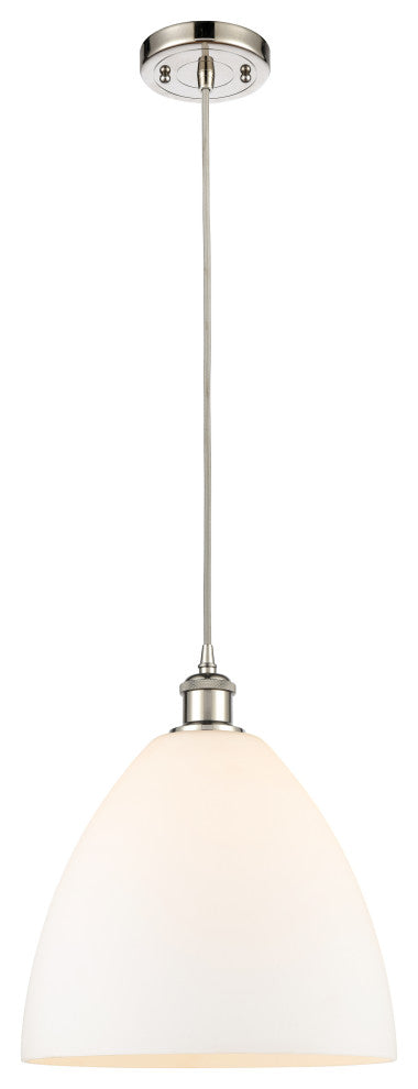 Innovations 516-1P-PN-GBD-121-LED 1-Light Mini Pendant, Polished Nickel