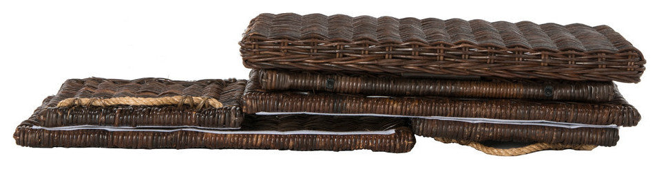 happimess Jacob 30" Wicker Storage Trunk, Brown