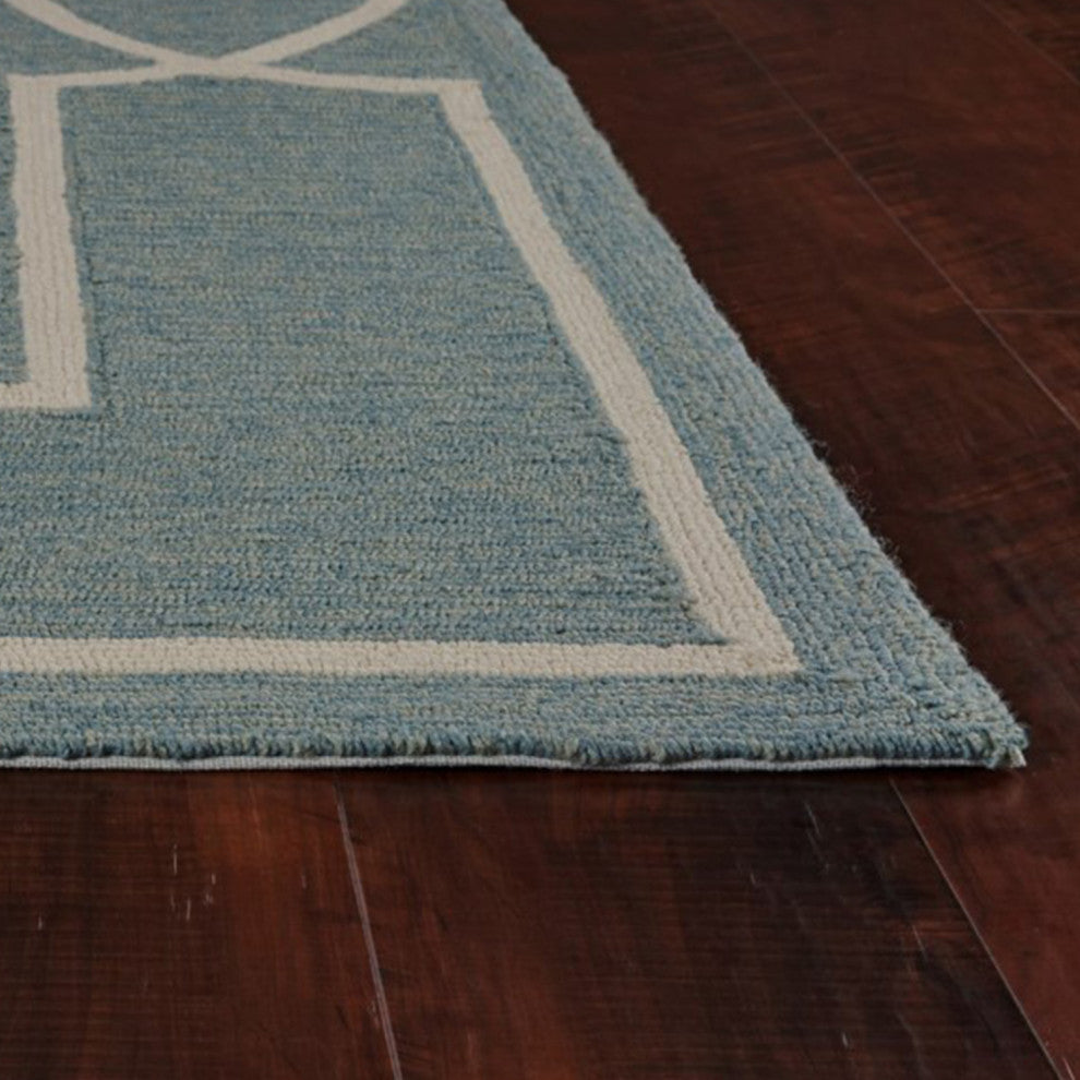 HomeRoots 7' Square UV treated Polypropylene Spa Area Rug