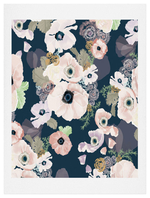 Deny Designs Khristian A Howell Une Femme In Blue Art Print